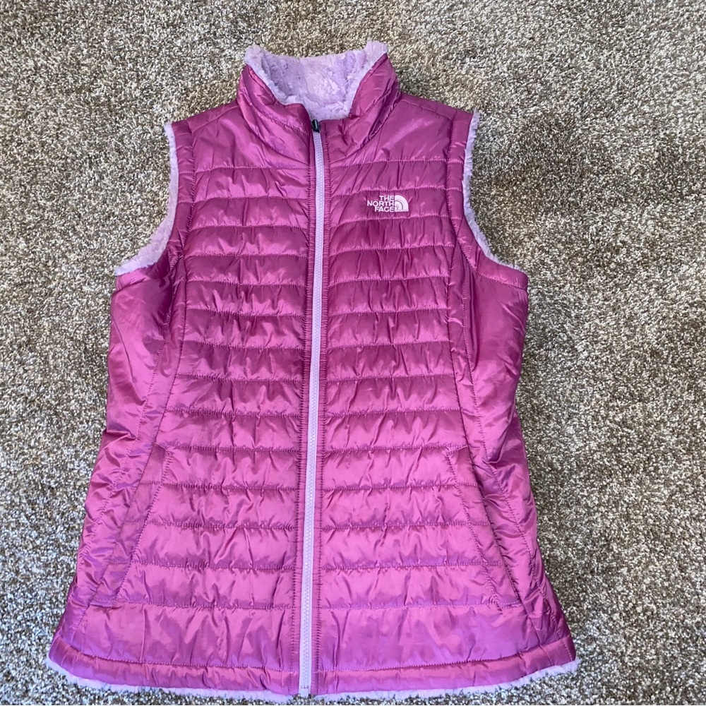 North Face Girls Vest Reversible XL